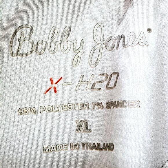 Bobby Jones Classic X-H2O Navy Mens Polo Shirt‎ XLT Polyester Spandex 《998》SS - Picture 2 of 5